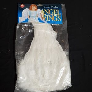 White angel wings costume theatre holiday